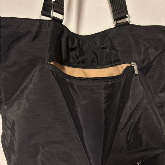 Baggallini Black Travel Baby Work Gym Nylon Tote Bag with Tons of Organization - Picture 5 of 6